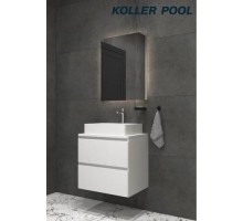 Koller Pool Тумба консольна біла STYLE 60cм з умивальником Kvadro 50см