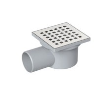 VALTEMO NEO.131.1515.YS KLEPPER Злив/трап NEOINOX 15x15 з боковий відводом 50mm