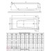 RADAWAY WA1-48-170x070 Ванна акрилова MIRELLA 170x70 з ніжками