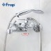 Змішувач для ванни FRAP F2224  двовент. довг. пл. вилив лат. корпус (хром)