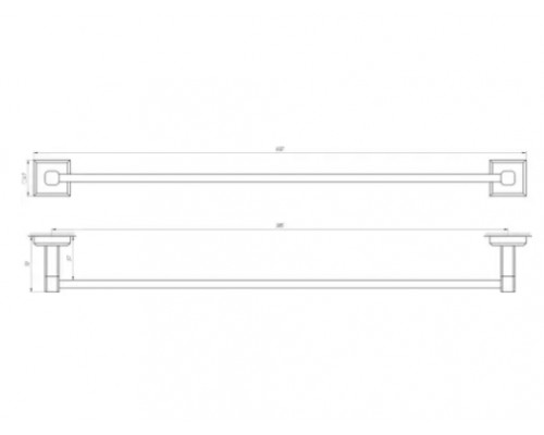 Тримач рушників TOPAZ TKB 9912/60