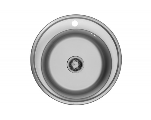 Кухонна мийка KRONER KRP Satin - 510 (0,8 мм)