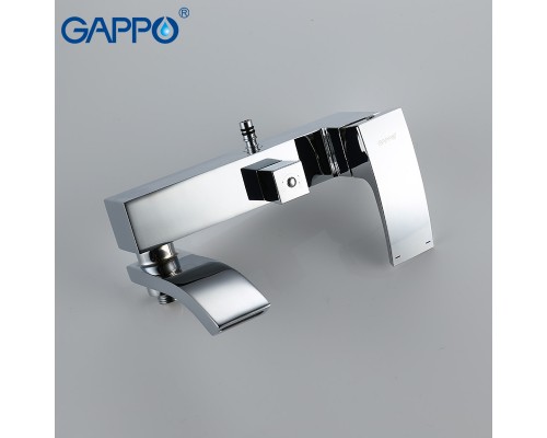 Душова система Gappo G2407 3х функц. плоск. аератор одноваж. лат. Ø35 (хром)