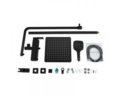 Душова система Gappo G2417-6 3х функц. одноваж. лат. Ø35 (чорний)