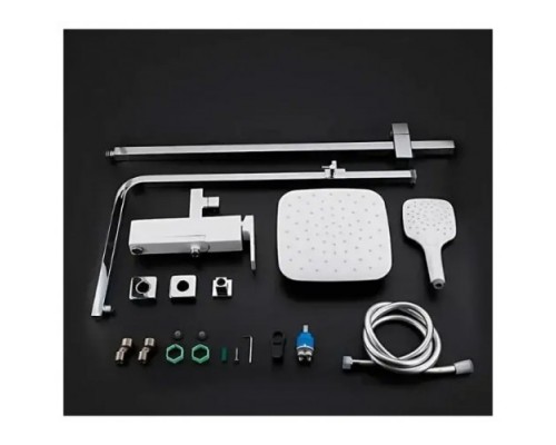 Душова система Gappo G2417-8 3х функц. одноваж. лат. Ø35 (білий/хром)