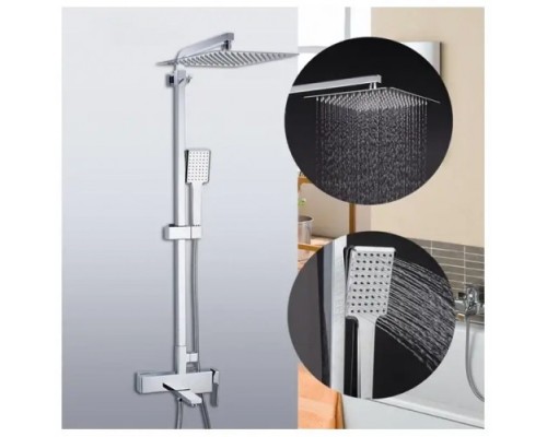 Душова система G2418 Gappo 3х функц. одноваж. лат. Ø35 (хром)