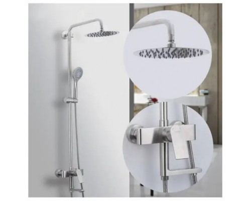 Душова система Gappo G2499-20 3х функц. одноваж. нерж.сталь Ø35 (сатин)