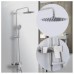Душова система Gappo G2499-20 3х функц. одноваж. нерж.сталь Ø35 (сатин)