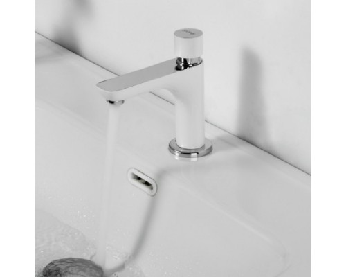 МОНОкран  Gappo G5148 лит. вилив лат. гайка (білий/хром)