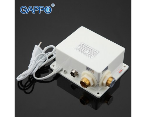 Змішувач для умивальника Gappo G518 сенсорний Г-обр лат. шпилька (хром)