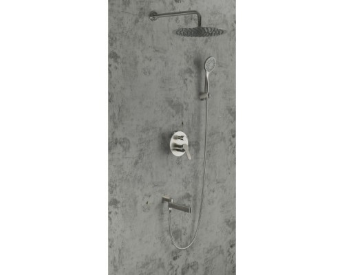 Душова система Gappo G7199-30 вбуд. 3х функц. одноваж. нерж. сталь Ø35 (сатин) {4}