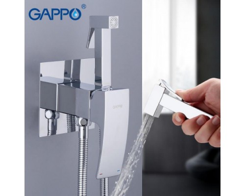 Гігієнічний душ Gappo G7207-1 вбудований одноваж. лат. Ø35 (хром)