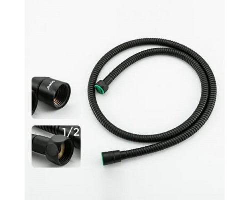 Гігієнічний душ Gappo G7217-6 вбудований одноваж. лат. Ø35 (чорний)