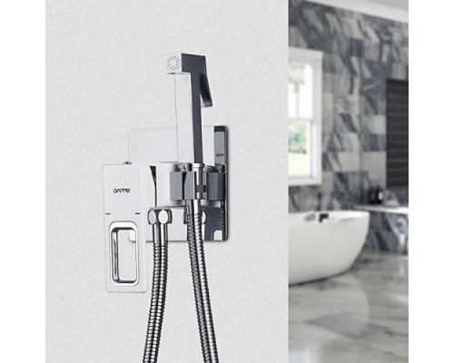 Гігієнічний душ Gappo G7217-8 вбудований одноваж. лат. Ø35 (білий)