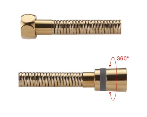 шланг Gappo  G45-6 150 см латунь (золото)