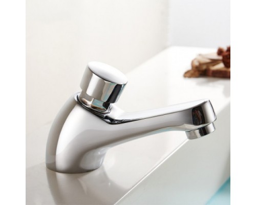 МОНО кран кнопковий кнопковий лат. FRAP F520  (хром)