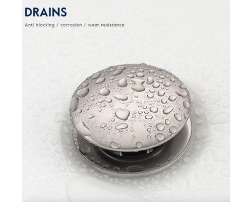 Донний клапан клапан преміум автомат Ø41мм FRAP F62-5  сатин)