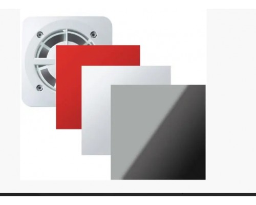 ВЕНТС ФП 180 Плейн Чорний Сапфір лицьова панель вентилятора