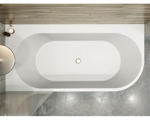 Ванна з штучного каміню Miraggio LAYLA (MIRASOFT) (69125670)