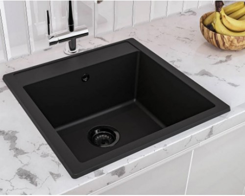 Кухонна мийка Miraggio Bodrum 510 (BLACK SHINE) (0002245)