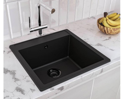 Кухонна мийка Miraggio Bodrum 510 (TOTAL BLACK) (0002697)