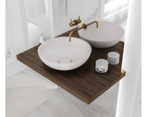 Умивальник з штучного каміню Miraggio PALERMO (BLACK SHINE) (0002540)