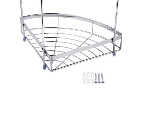 Полиця для ванної кімнати кутова Kroner KRM Rizze-ACC329-3