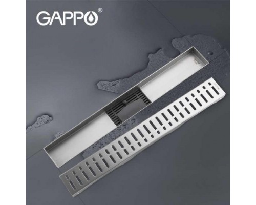 Душовий трап GAPPO G87007-3, 70х700 мм, нержавіюча сталь