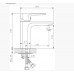 Змішувач для умивальника Koller Pool Trend TR0200