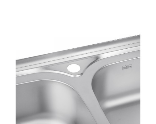 Кухонна мийка Kroner KRP Satin - 5080Z (0.8 мм)