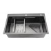 Кухонна мийка GAPPO GS7246-6 накладна 720x460 мм, нержавіюча сталь, поверхня PVD