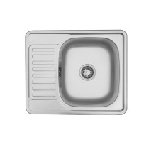 Кухонна мийка KRONER KRP Satin - 5848 (0,8 мм)