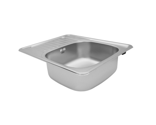 Кухонна мийка KRONER (WEZER) KRP Satin - 5848 (0,8 мм)