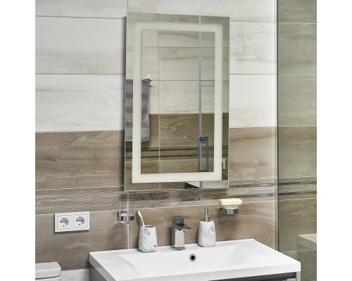 Дзеркало UNIO MRR-01 SQR-AA 500 x 800 mm LED FL