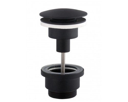 Донний клапан Globus Lux  універсальний HG15-04A-10-BR (Click-clack) ЧОРНИЙ