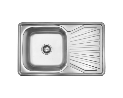 Кухонна мийка Kroner KRP Satin - 7848 (0,8 мм)