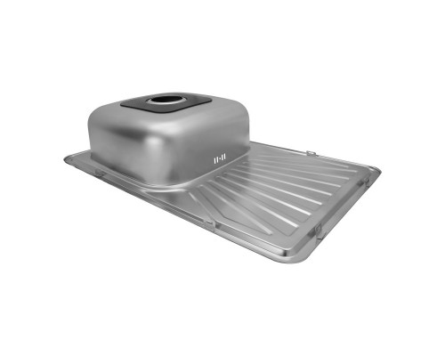 Кухонна мийка Kroner (WEZER) KRP Satin - 7848 (0,8 мм)