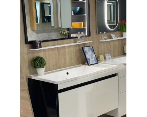 FANCY MARBLE  Тумба ASPEN підвісна + умивальник Sacramento 100, графіт матовий