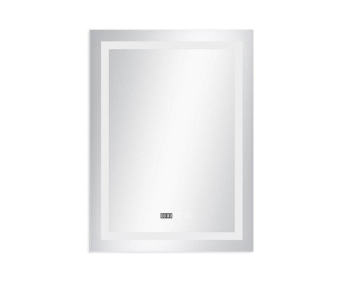 Дзеркало 700х800 настінне Mideya (MI1), прямокутне, з LED-підсвіткою Touch, антизапотіванням, димером Qtap