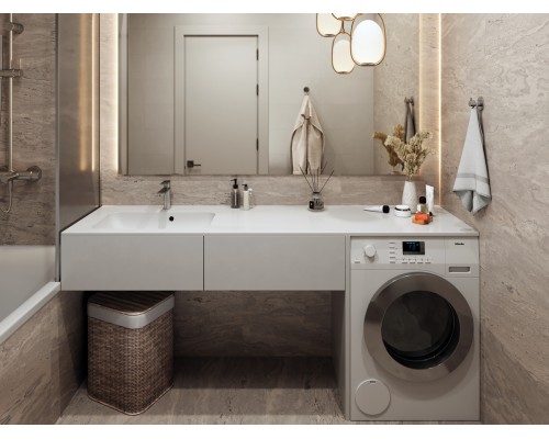 Умивальник з штучного каміню Miraggio DELLA 1900 L (8813772)