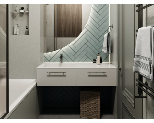 Умивальник з штучного каміню Miraggio ERICA 1200 L (8813567)