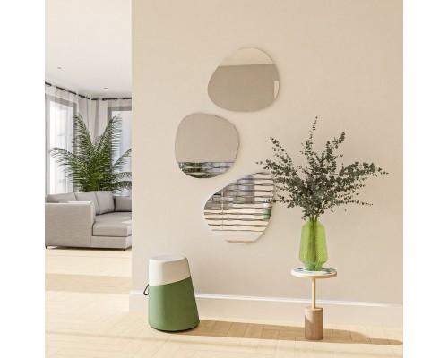 Дзеркало аморфне  OVEL 620х500, 4мм, підсвітка біла