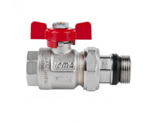 ICMA Кран шаровый  прям с американ  антипротіканням 3/4" PN40 ICMA №348