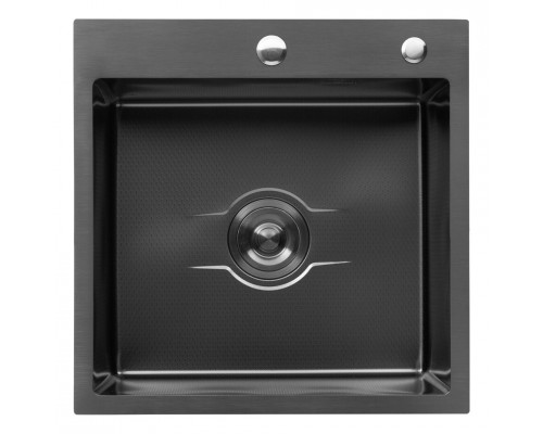 KRONER Кухонна мийка KRP Derby - 5050HM PVD black 2,5/0,5 мм (5050HM)