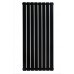Вертикальний дизайнерський радіатор опалення ARTTIDESIGN Livorno ІІ 8/1200/544 чорний матовий