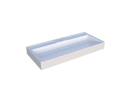 FANCY MARBLE Умивальник зі штучного каменю VITOLD 1000x450x110 білий (11410101)
