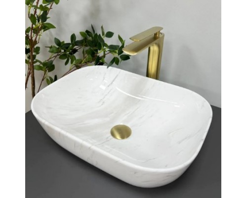 Умивальник накладний REA VBI RAVENNA MARBLE NATURE GLOSSY (VBI-011208)