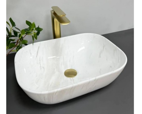 Умивальник накладний REA VBI RAVENNA MARBLE NATURE GLOSSY (VBI-011208)
