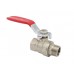 Кран кульовий 1/2" ВЗ V&G Optima червона ручка  (VG-101201)