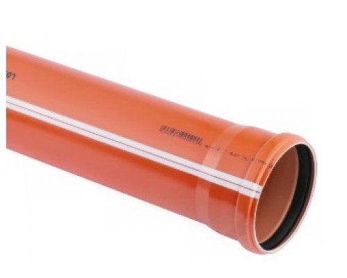 Труба 110 х500х3,4 SN4 (ПВХ) СВК-А (зовнішня)